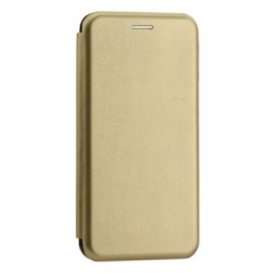 Чехол-книжка Samsung Galaxy A22S Fashion Case кожаная боковая золотая