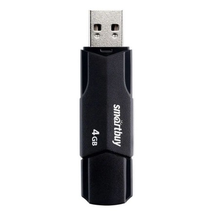  USB флеш накопитель Smartbuy 4GB Clue Black (SB4GBCLU-K)