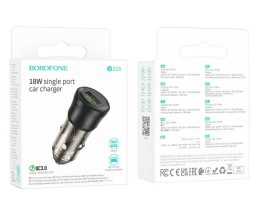 Автомобильное заряд. устр. Borofone BZ23 1USB 18W черное