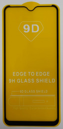 Защитное стекло для Vivo Y91 9D черное