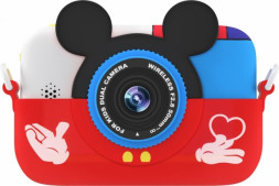 Детский фотоаппарат X18 2 камеры красный
