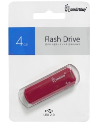USB флеш накопитель SmartBuy 4GB Clue Red (SB4GBCLU-R)