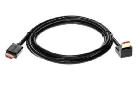  Кабель HDMI - HDMI v1.4 Cantell 1.8м угловой черный