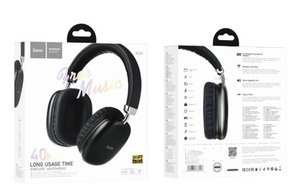  Стереонаушники Bluetooth полноразмерные Hoco W35 Free Music V5.3/40ч черные