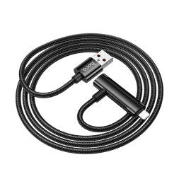 Usb Кабель-зарядка USB на Type-C+ Lightning Hoco U135 1M чёрный