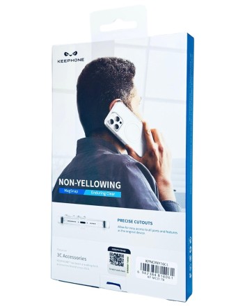  Накладка для i-Phone 16 Keephone Non-Yellowing MagSnap прозрачный