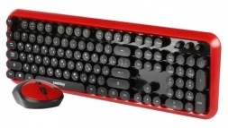 Комплект клавиатура+мышь мультимедийный Smartbuy 620382AG, (SBC-620382AG-RK) /10 черно-красный 