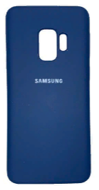  Накладка для Samsung Galaxy S9 Silicone cover синяя
