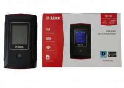 Мобильный роутер D-Link 4G N300 LTE WiFi 150 Mbps (DWR-932M) черный