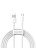  Usb Кабель-зарядка Micro Baseus Simple Wisdom (2шт.) 2.1A 1.5м (TZCAMZJ-02) белый