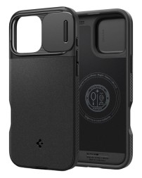 Накладка для i-Phone 16 Pro Max 6.9 Spigen Optik Armor MagSafe (ACS08015) черный