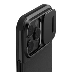 Накладка для i-Phone 16 Pro Max 6.9 Spigen Optik Armor MagSafe (ACS08015) черный