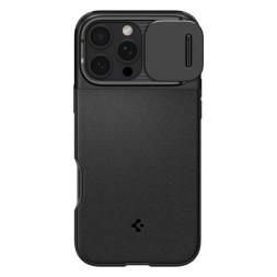 Накладка для i-Phone 16 Pro Max 6.9 Spigen Optik Armor MagSafe (ACS08015) черный