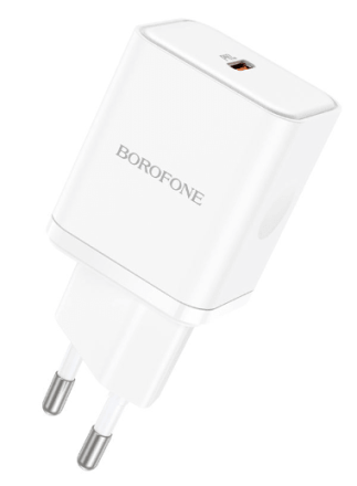  Сетевое зар. устр. Borofone BN6 1C 20W белое