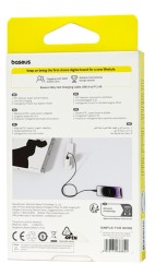 Usb Кабель-зарядка Lightning Baseus Silky Series 2.4A 1м (P10377702113-00) черный