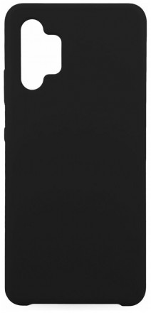 Накладка для Samsung Galaxy A32 Silicone cover без логотипа черная