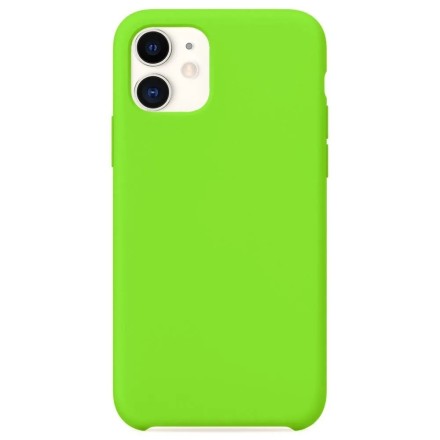  Чехол-накладка i-Phone 11 Silicone icase №31-3 зеленая