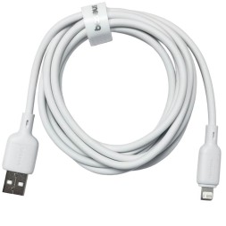 Usb Кабель-зарядка Lightning Baseus Silky Series 2.4A 2м (P10377702213-01) белый