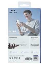Накладка для i-Phone 17 Pro Max Keephone Hybrid Pro MagSnap прозрачный