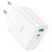  Сетевое зар. устр. Hoco C113A 1USB/1C 65W белое