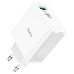 Сетевое зар. устр. Hoco C113A 1USB/1C 65W белое