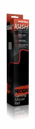 Игровой коврик Smartbuy RUSH Red cage черный M-size (SBMP-02G-K)/40