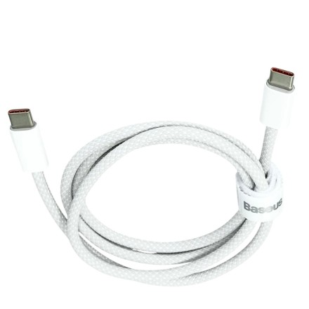  Кабель-зарядка Type-C на Type-C Baseus Dynamic series 100W 1м (CALD000202) белый
