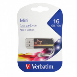 USB флеш накопитель Verbatim 16GB Neon Edition Yellow
