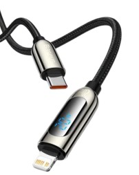 Кабель-зарядка Type-C на Lightning Baseus Display 2м (CATLSK-A01) 2A черный