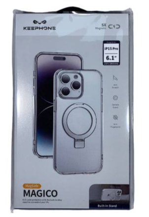  Накладка для i-Phone 15 Pro Keephone Magico Magsafe прозрачный