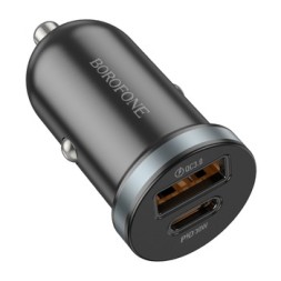 Автомобильное заряд. устр. Borofone BZ22 1USB/1C 30W черное