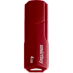 USB флеш накопитель SmartBuy 4GB Clue Burgundy (SB4GBCLU-BG)