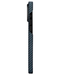 Накладка для i-Phone 15 Pro 6.1&quot; Pitaka MagEZ Case 4 Thin &amp; Light сине-черный.арамид