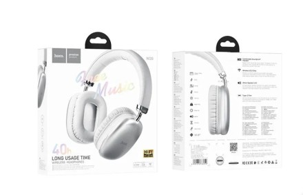  Стереонаушники Bluetooth полноразмерные Hoco W35 Free Music V5.3/40ч белый