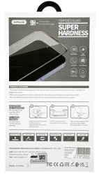 Защитное стекло для i-Phone 16 Pro Max 6.9&quot; Supglass XC-11 3D чёрное