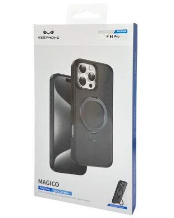  Накладка для i-Phone 16 Pro Keephone Magico MagSnap черный