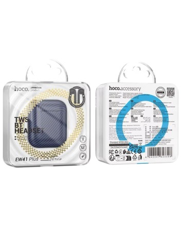  Беспроводные наушники TWS Hoco EW41 Plus BT5.3/35mAh (350mAh)/6ч синие