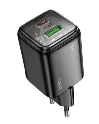Сетевое зар. устр. Hoco N53 1USB/1С 30W черное