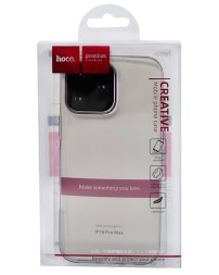 Накладка для i-Phone 16 Pro Max Hoco Light силикон прозрачный