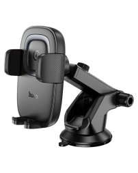 Держатель c беспроводной зарядкой на торпеду Hoco HW32 15W с зажимом черный