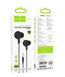 Стереонаушники Hoco M114 с микрофоном черные