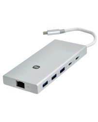 USB-C хаб Xiaomi Usb-A/Type-C 10 в 1 (XMTIO01YM) серебристый