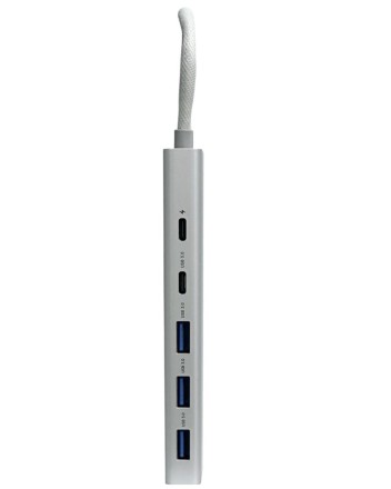  USB-C хаб Xiaomi Usb-A/Type-C 10 в 1 (XMTIO01YM) серебристый