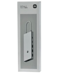 USB-C хаб Xiaomi Usb-A/Type-C 10 в 1 (XMTIO01YM) серебристый