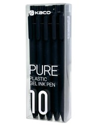 Ручка гелевая Kaco Pure Plastic Gelic Pen  (комплект 10шт) K1015