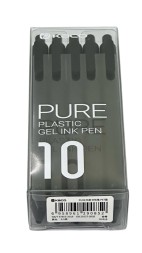 Ручка гелевая Kaco Pure Plastic Gelic Pen  (комплект 10шт) K1015