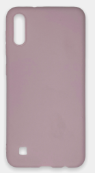 Накладка для Samsung Galaxy A10 Silicone cover без логотипа пудро