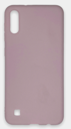  Накладка для Samsung Galaxy A10 Silicone cover без логотипа пудро