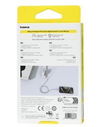 Кабель-зарядка Type-C на Type-C Baseus Silky Series 100W 1м (P10377704313-00) голубой