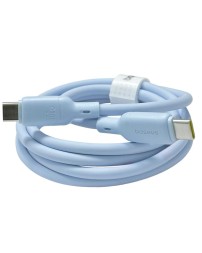 Кабель-зарядка Type-C на Type-C Baseus Silky Series 100W 1м (P10377704313-00) голубой